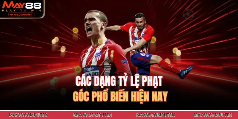 Các dạng tỷ lệ phạt góc phổ biến hiện nay 